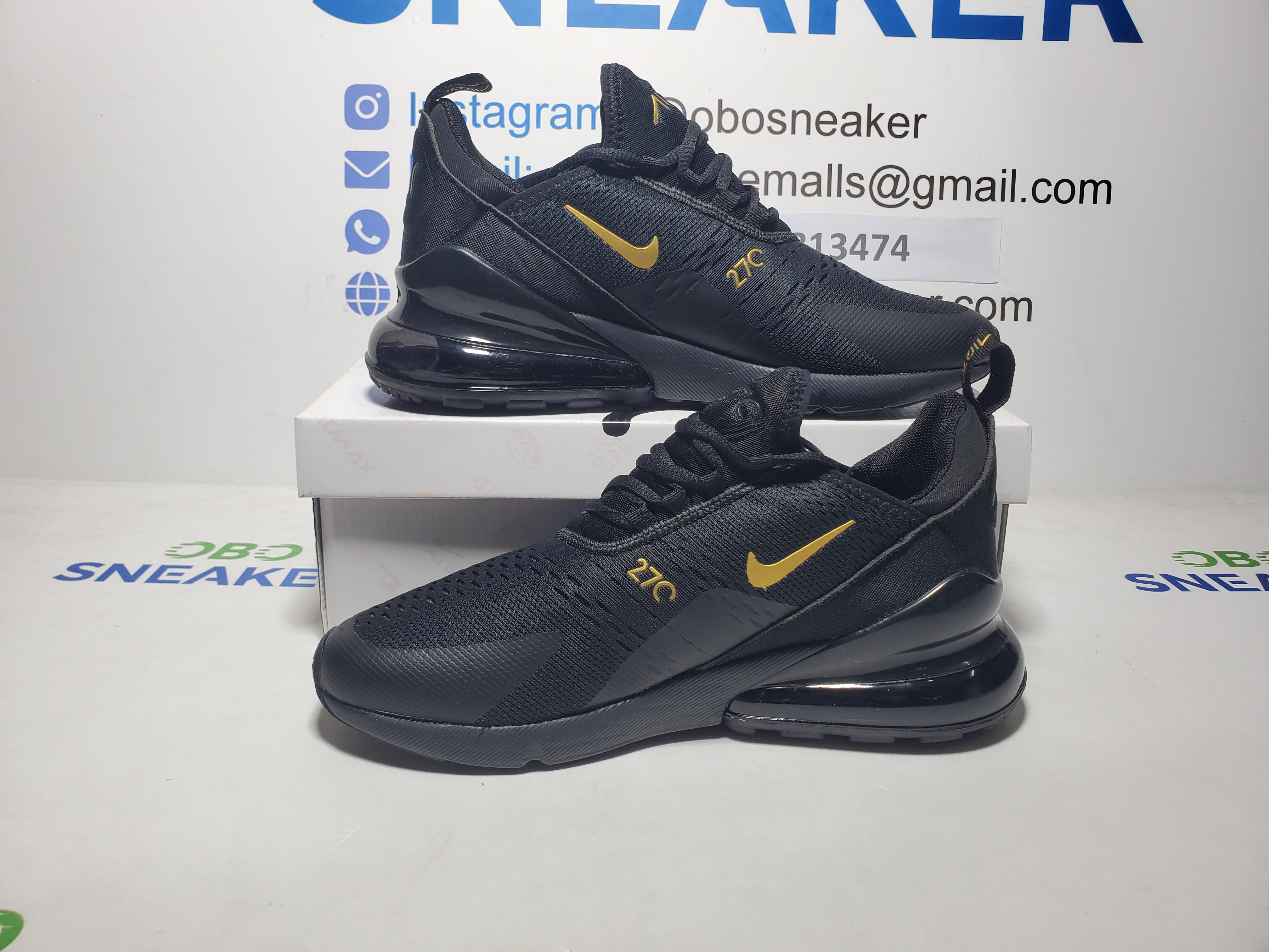  Nike Air Max 270 Black Gold  AH8050-007 review Obosneaker 00