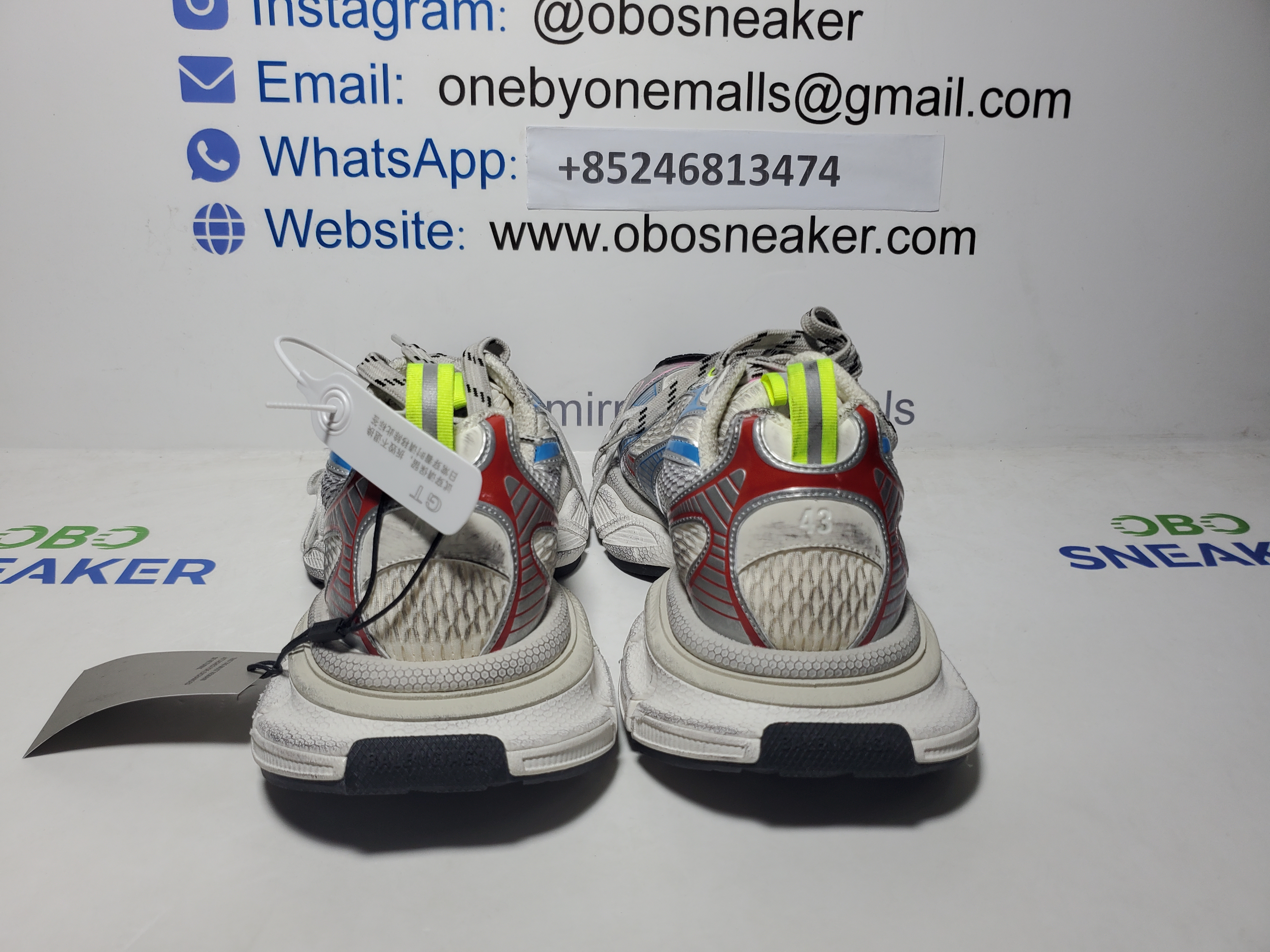 Balenciaga White, red And Blue 734734W3XL5 9654 review Obosneaker 01