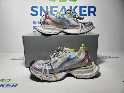 Balenciaga White, red And Blue 734734W3XL5 9654 review 