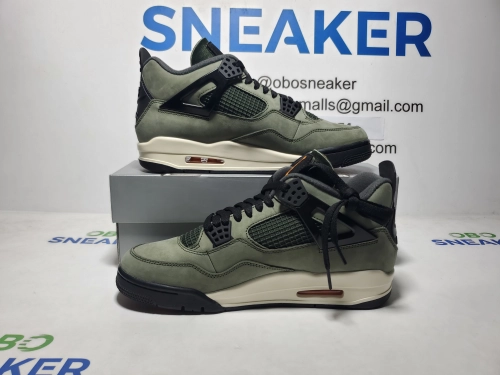 TOP Version Undefeated x Air Jordan 4 Retro IB1519-200 review 