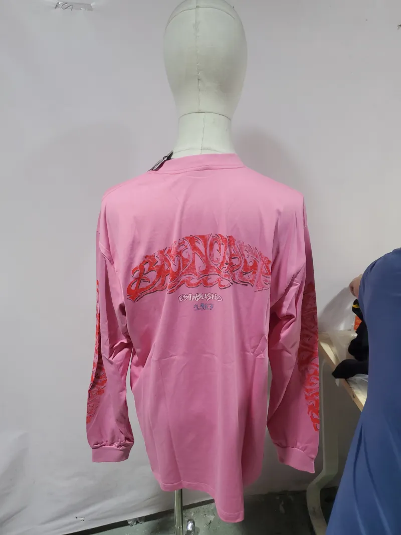 Balenciaga Flame Letter Graffiti Long Sleeve T + Amiri Black MX1 Jeans Black review Obosneaker 01