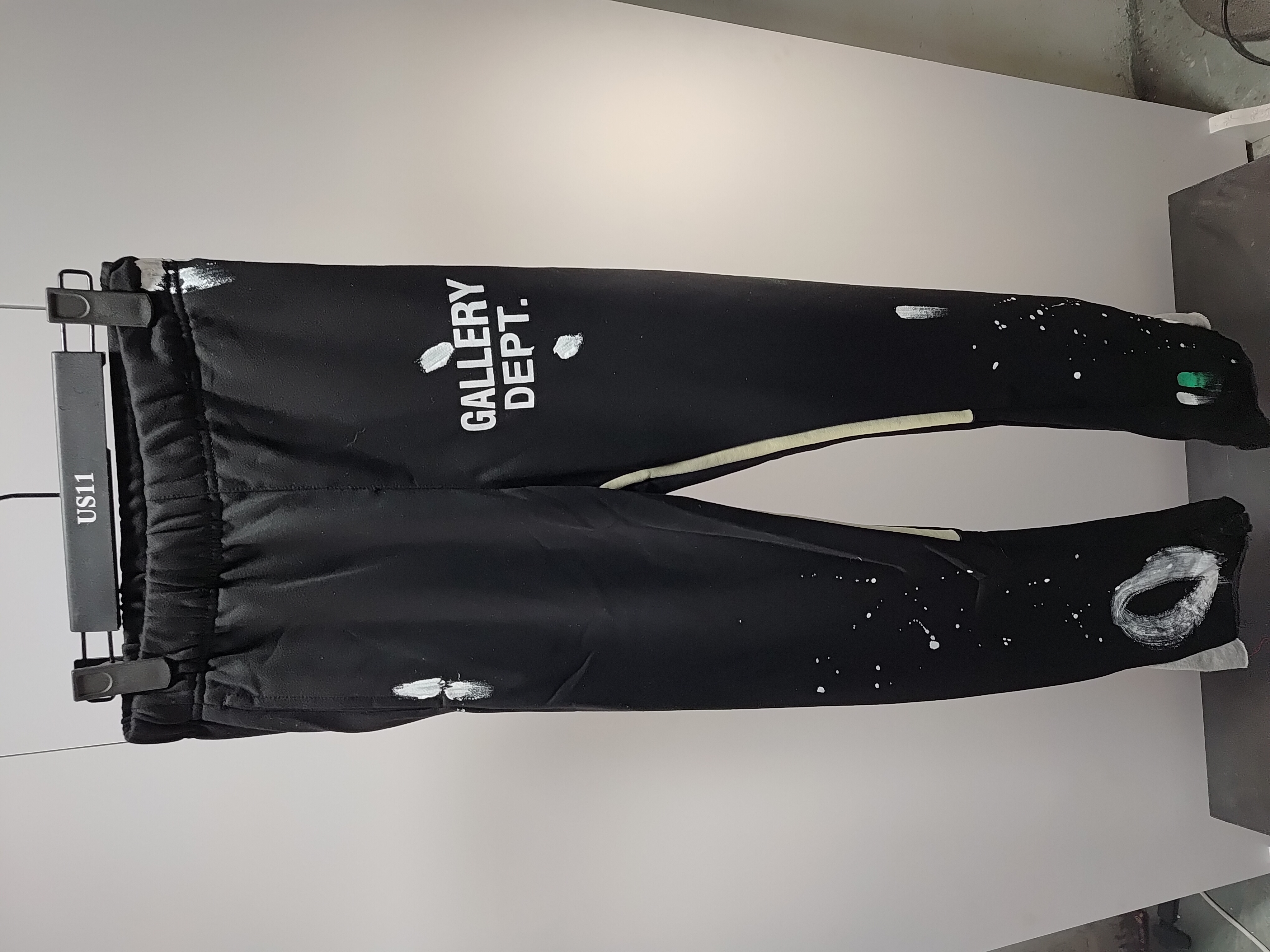 Gallery Dept Graffiti Splatter Sweatpants Black review Obosneaker 00