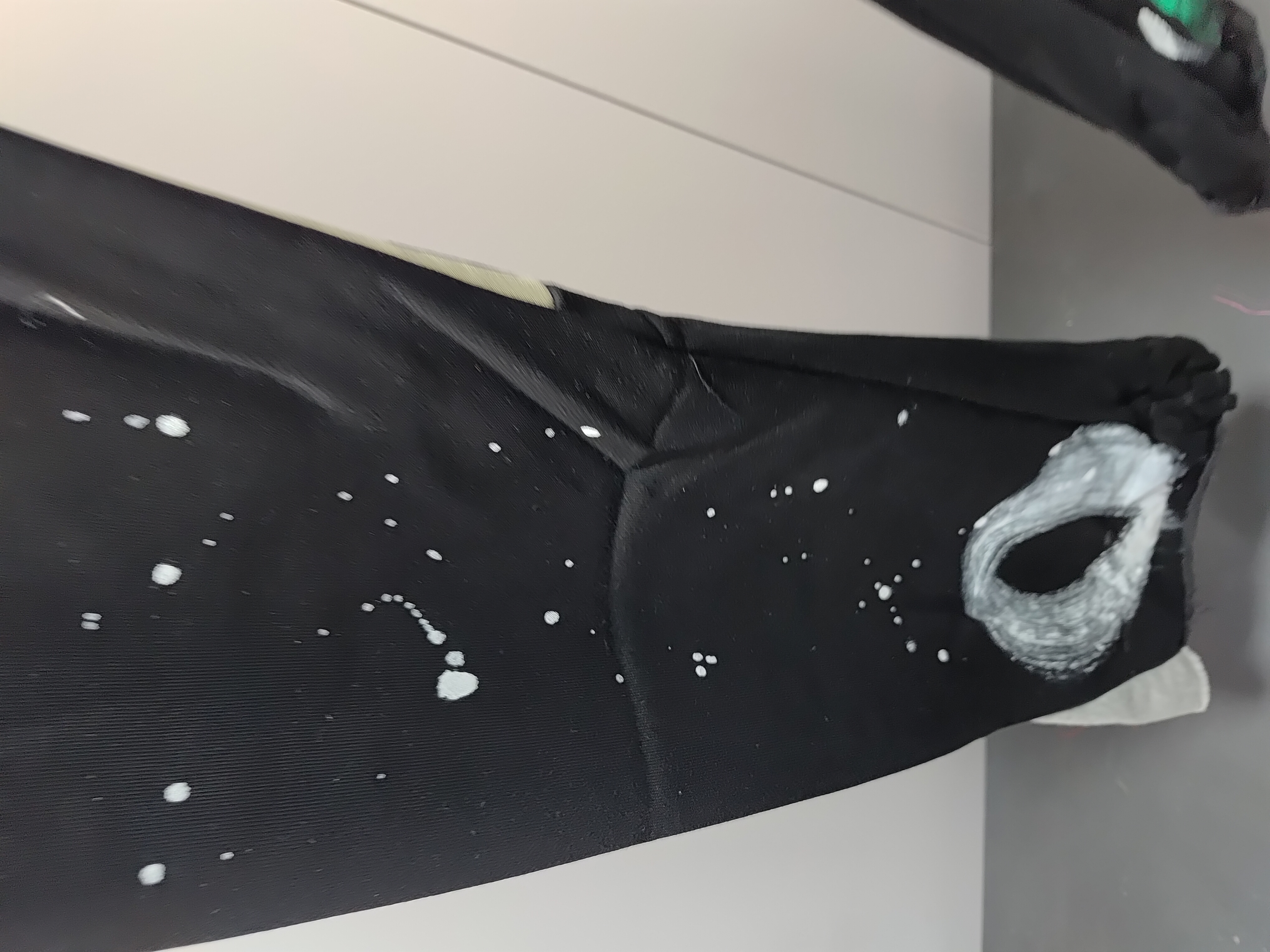 Gallery Dept Graffiti Splatter Sweatpants Black review Obosneaker 04