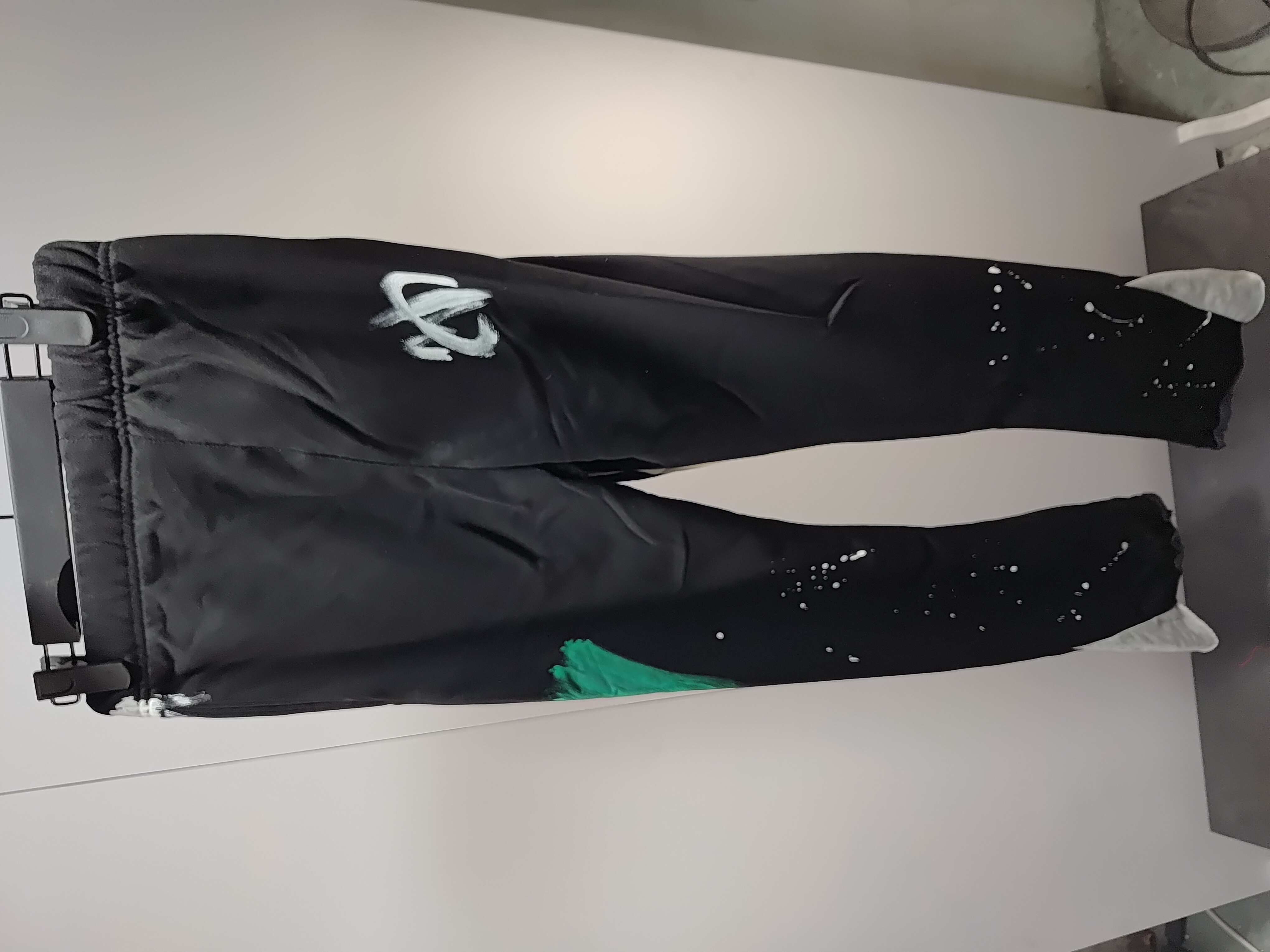 Gallery Dept Graffiti Splatter Sweatpants Black review Obosneaker 07