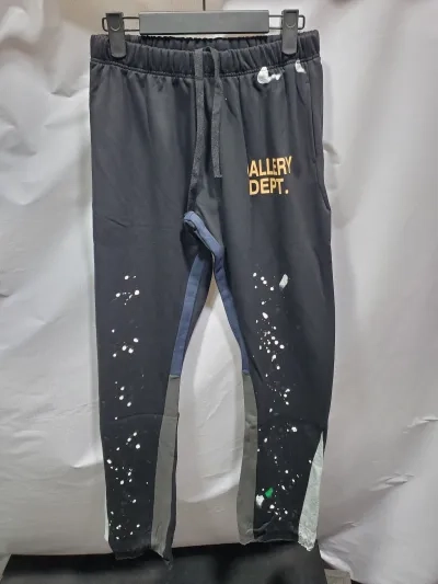 Polo Ralph Lauren Double-Knit Full-Zip Hoodie Grey + Gallery Dept. Painted Flare Sweat Pants Washed Black review 