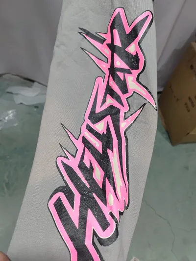 Hellstar Future Flame Hoodie Grey + Balenciaga Coke Fleece Suit Trousers review Obosneaker 03