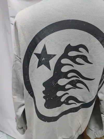 Hellstar Future Flame Hoodie Grey + Balenciaga Coke Fleece Suit Trousers review Obosneaker 04