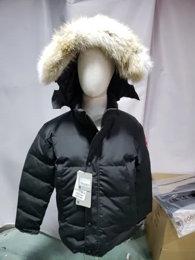 Canada Goose 388M Classic Parker 29 Down Jacket Black + Balenciaga x Adidas Three-Bar Washed Jeans Blue review Obosneaker 00