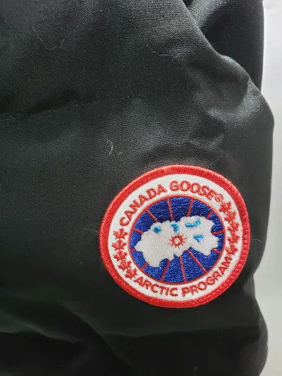 Canada Goose 388M Classic Parker 29 Down Jacket Black + Balenciaga x Adidas Three-Bar Washed Jeans Blue review Obosneaker 04