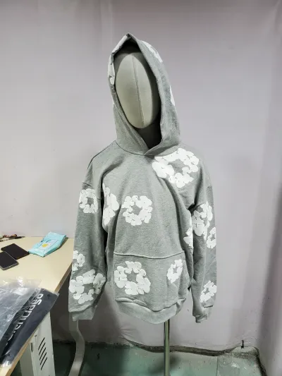 Denim Tears The Cotton Wreath Sweatshirt Grey + Denim Tears The Cotton Wreath Jean Black review Obosneaker 00