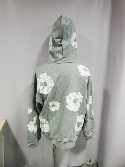 Denim Tears The Cotton Wreath Sweatshirt Grey + Denim Tears The Cotton Wreath Jean Black review Obosneaker 01