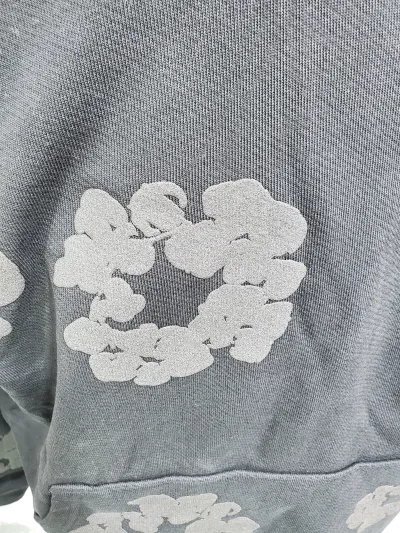 Denim Tears The Cotton Wreath Sweatshirt Grey + Denim Tears The Cotton Wreath Jean Black review Obosneaker 03