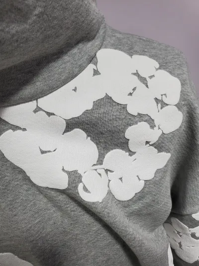 Denim Tears The Cotton Wreath Sweatshirt Grey + Denim Tears The Cotton Wreath Jean Black review Obosneaker 04