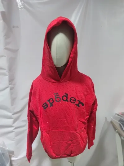 Sp5der VVS Hoodie Red + + Purple Brand Fashion Men Jeans YZ072413 review 