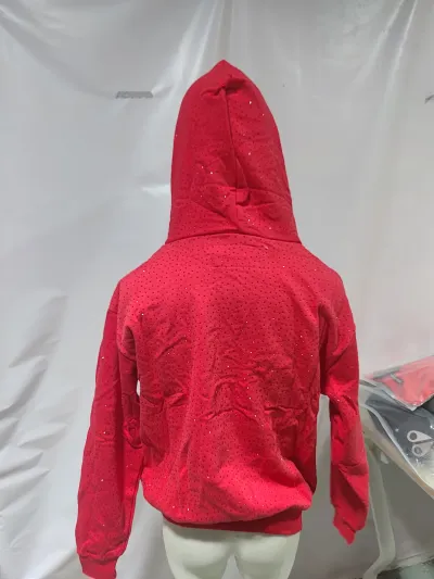 Sp5der VVS Hoodie Red + + Purple Brand Fashion Men Jeans YZ072413 review Obosneaker 04