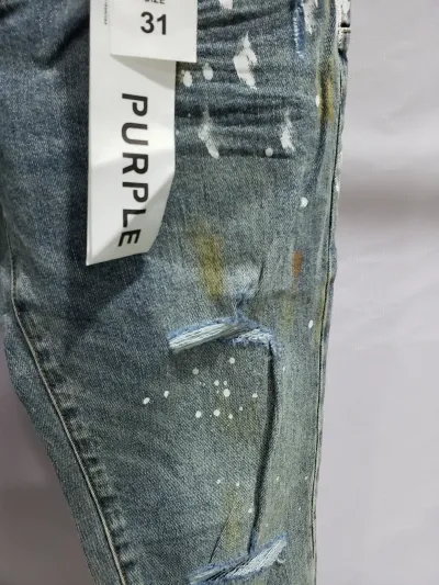 Sp5der Web Hoodie Blue + Purple Brand Fashion Men Jeans 4 review Obosneaker 03