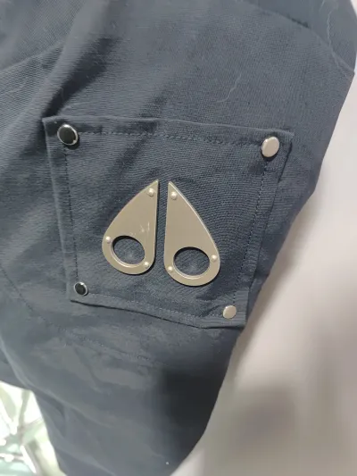 Moose Knuckles Men's Balistic Bomber Zip-Up Fur Jacket Dark Blue + Purple Brand Fashion Men Jeans 3 review Obosneaker 03