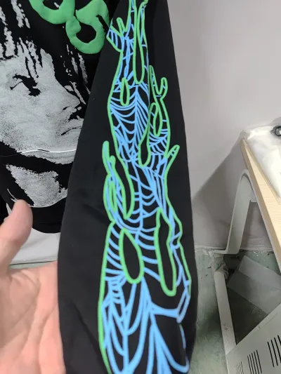 Sp5der X Juice Wrld 999 Hoodie Black  + KSUBI Jeans- 3015 review Obosneaker 03