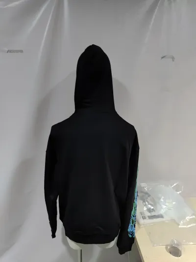 Sp5der X Juice Wrld 999 Hoodie Black  + KSUBI Jeans- 3015 review Obosneaker 04