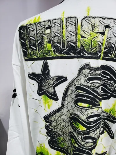 Hellstar ‘War Ready’ Long-Sleeve T-Shirt D3235 White + Purple Brand Fashion Jeans YZ072445 review Obosneaker 04