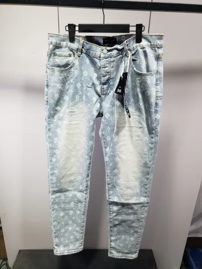 CHROME HEARTS Sweatshirt K9003 + Purple Brand Fashion Men Jeans 7.1 review 0