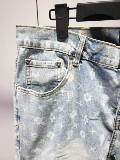 CHROME HEARTS Sweatshirt K9003 + Purple Brand Fashion Men Jeans 7.1 review 3