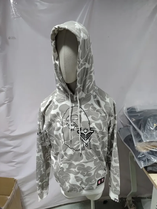 BAPE x Inter Miami CF Camo Pullover Hoodie White + Purple Brand Fashion Men Jeans YZ072413 review 