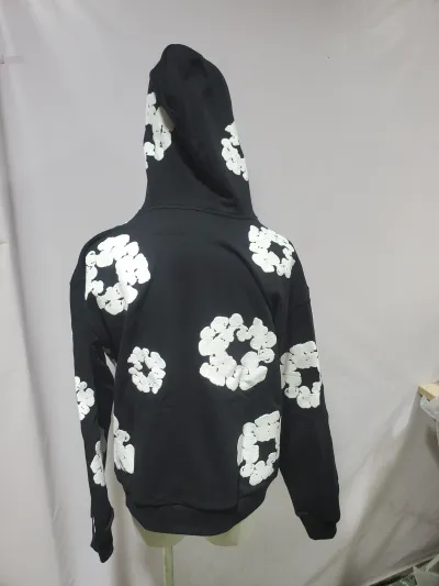 Denim Tears The Cotton Wreath Hoodie Black + KSUBI Jeans-3004 review Obosneaker 01