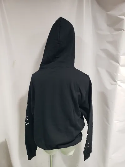 Sp5der Worldwide Black OG Web Hoodie + Gallery Dept. Painted Flare Sweat Pants Washed Black review Obosneaker 03