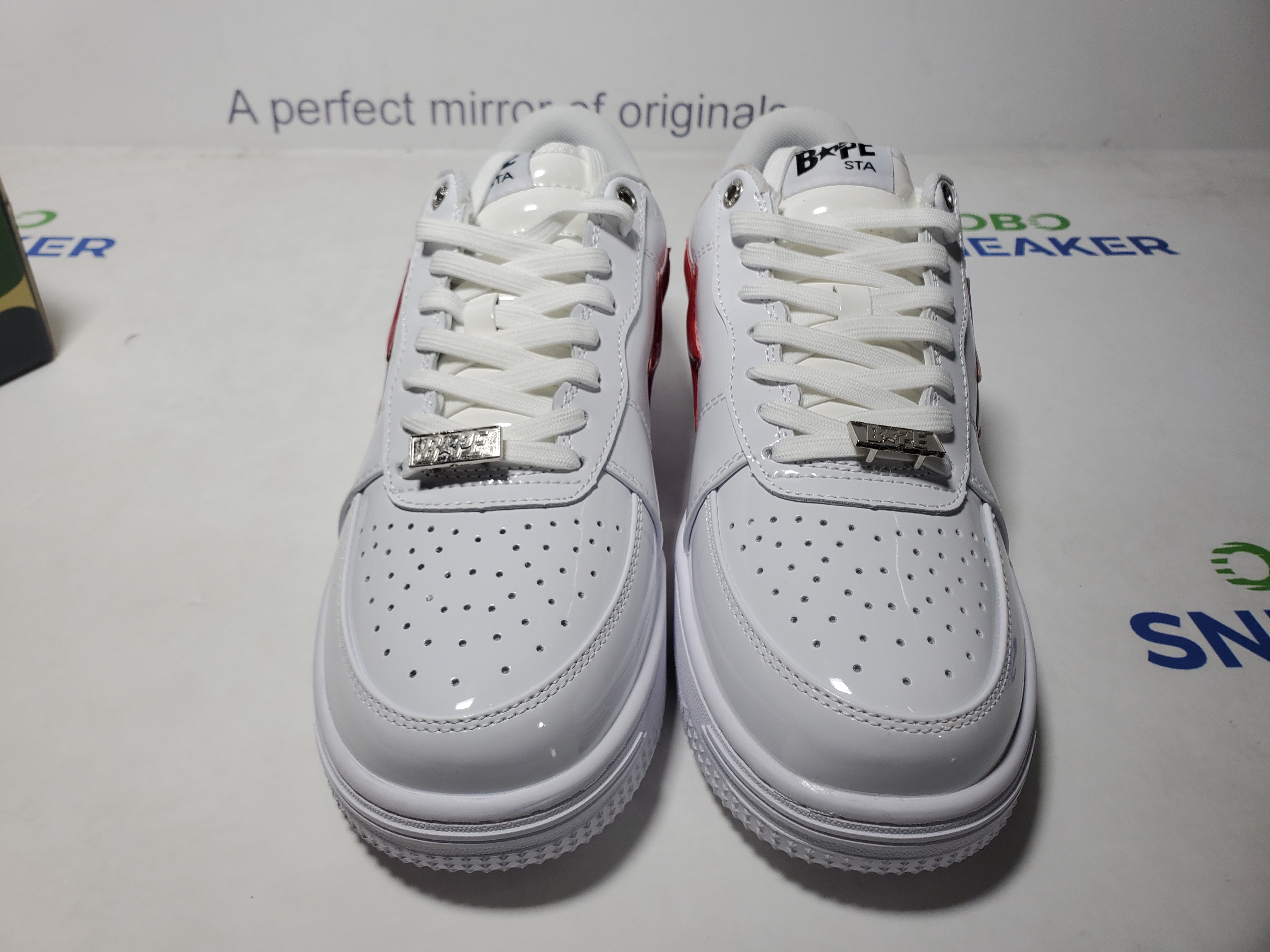 A Bathing Ape Bape Sta Low White Shark 1F70-191-004 review Obosneaker 03