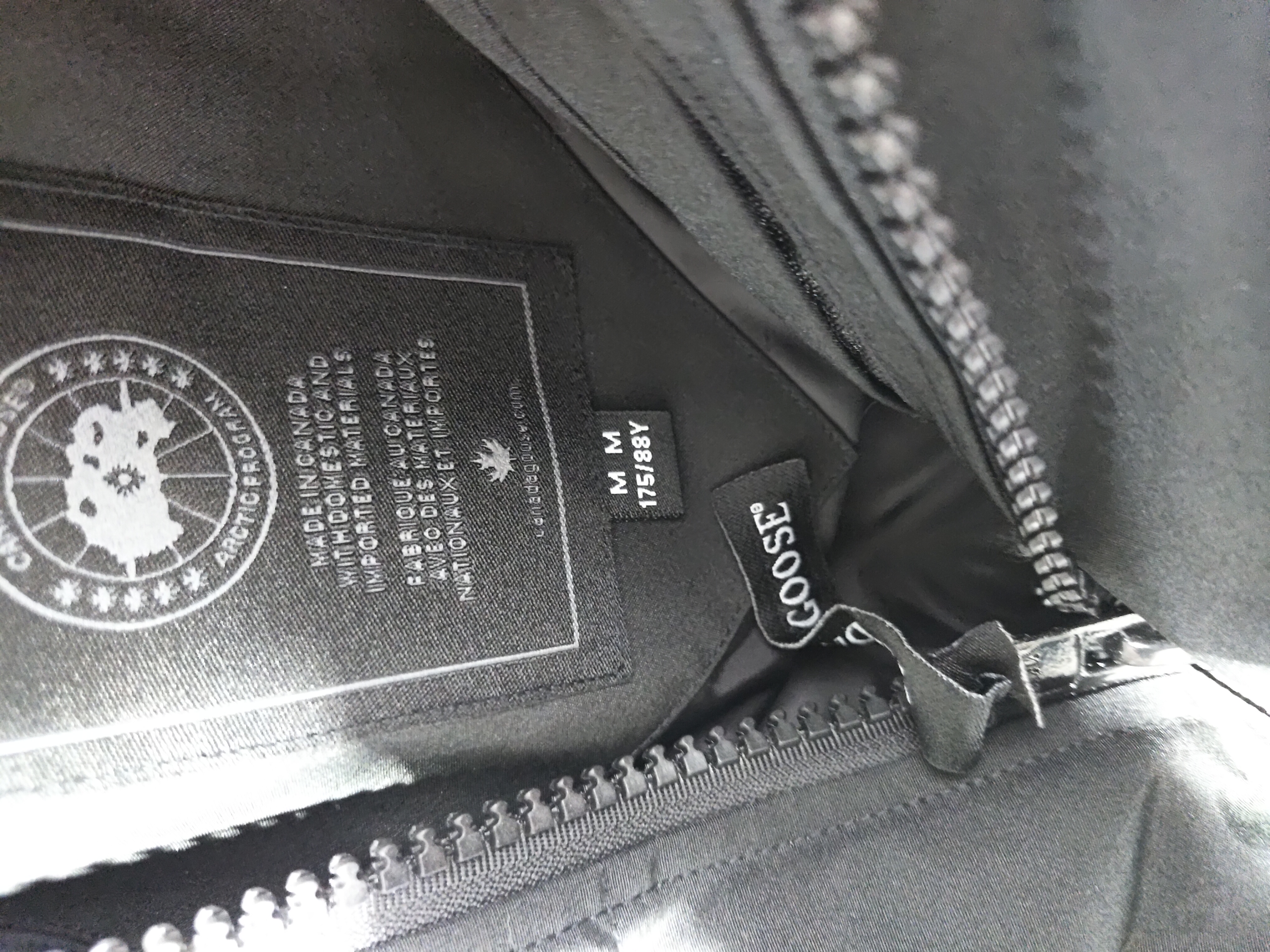 Canada Goose 17 Red Label Model Down Jacket Black review Obosneaker 01