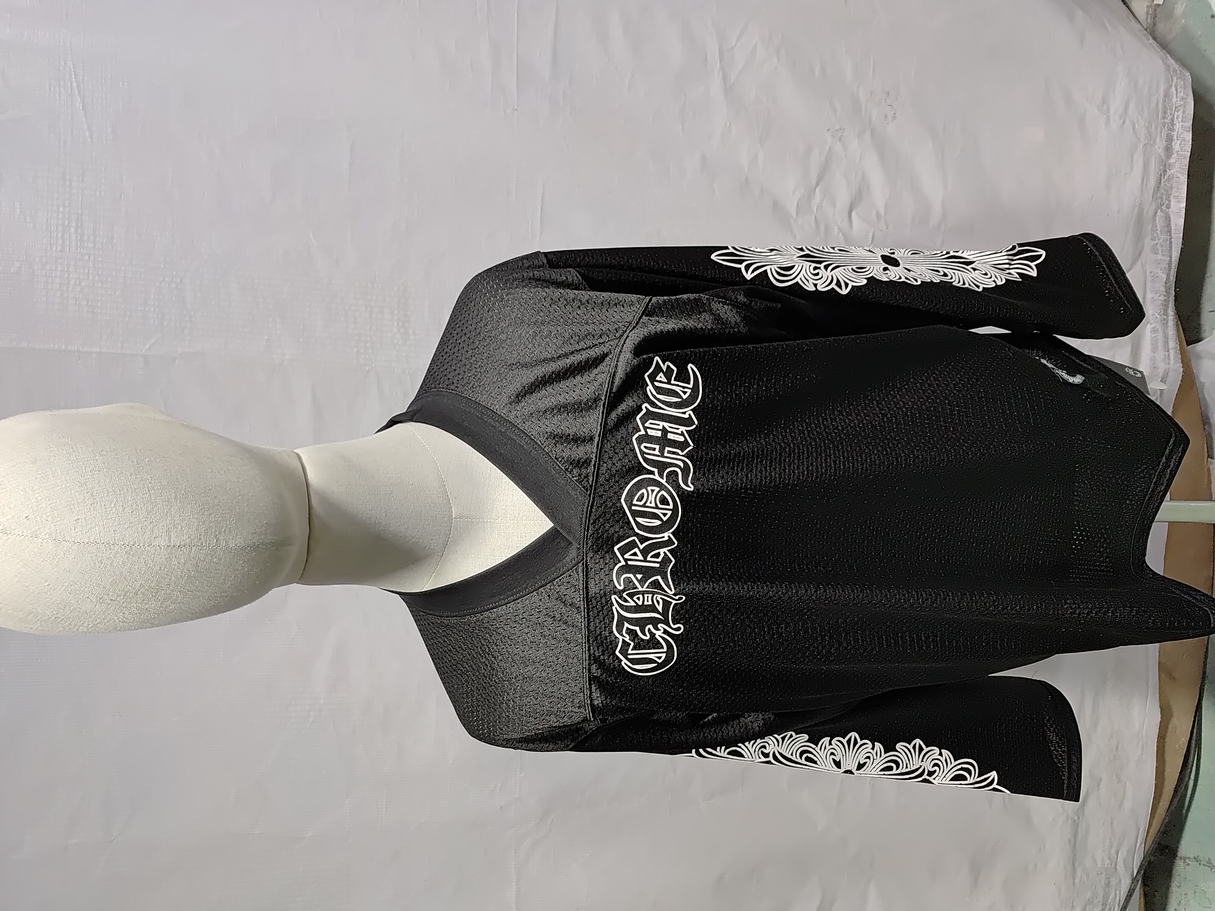 Chrome Hearts Love You Mesh Warm Up Jersey #9998 Black + Purple Brand Jeans #108 review Obosneaker 00