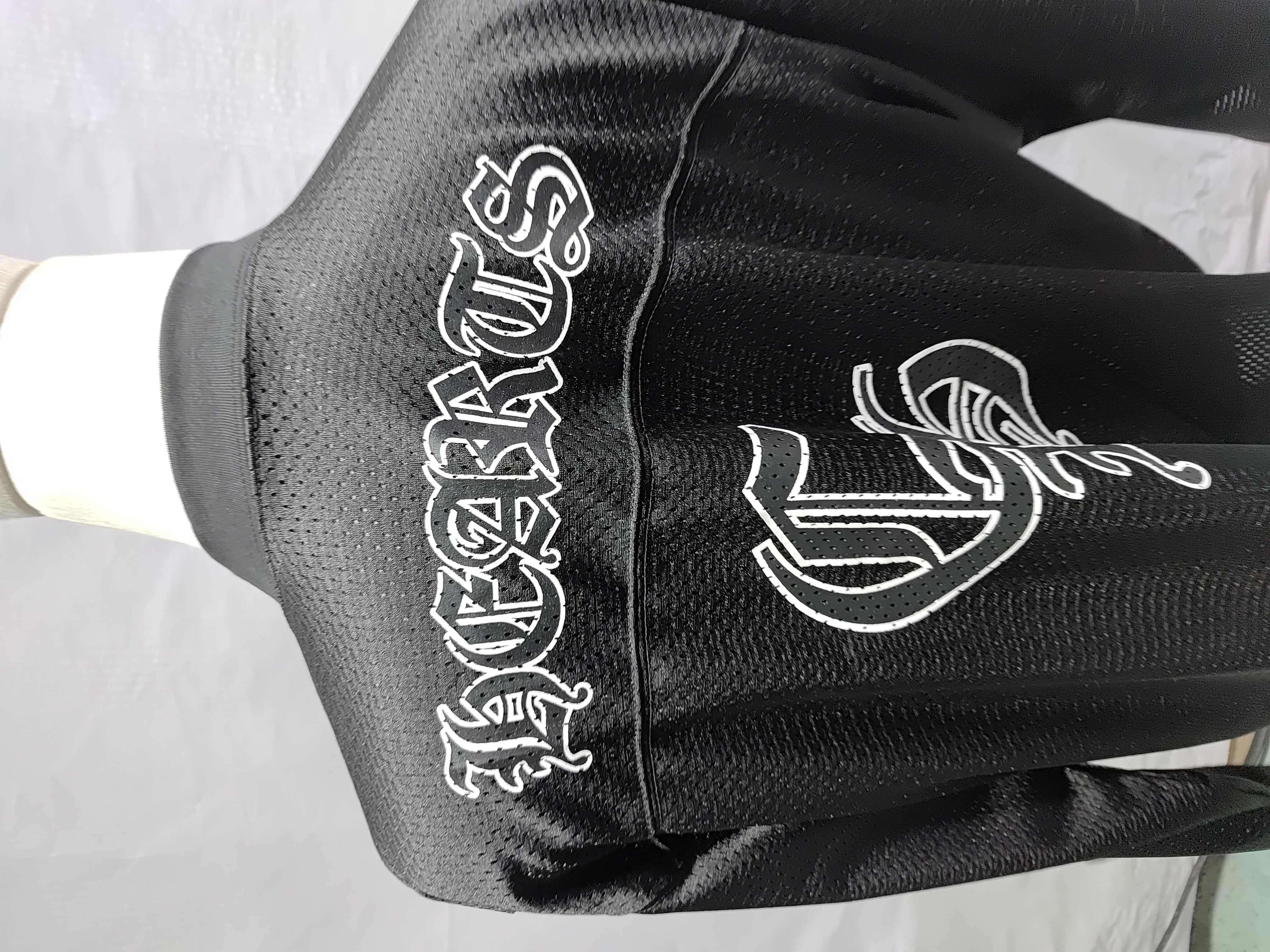 Chrome Hearts Love You Mesh Warm Up Jersey #9998 Black + Purple Brand Jeans #108 review Obosneaker 04