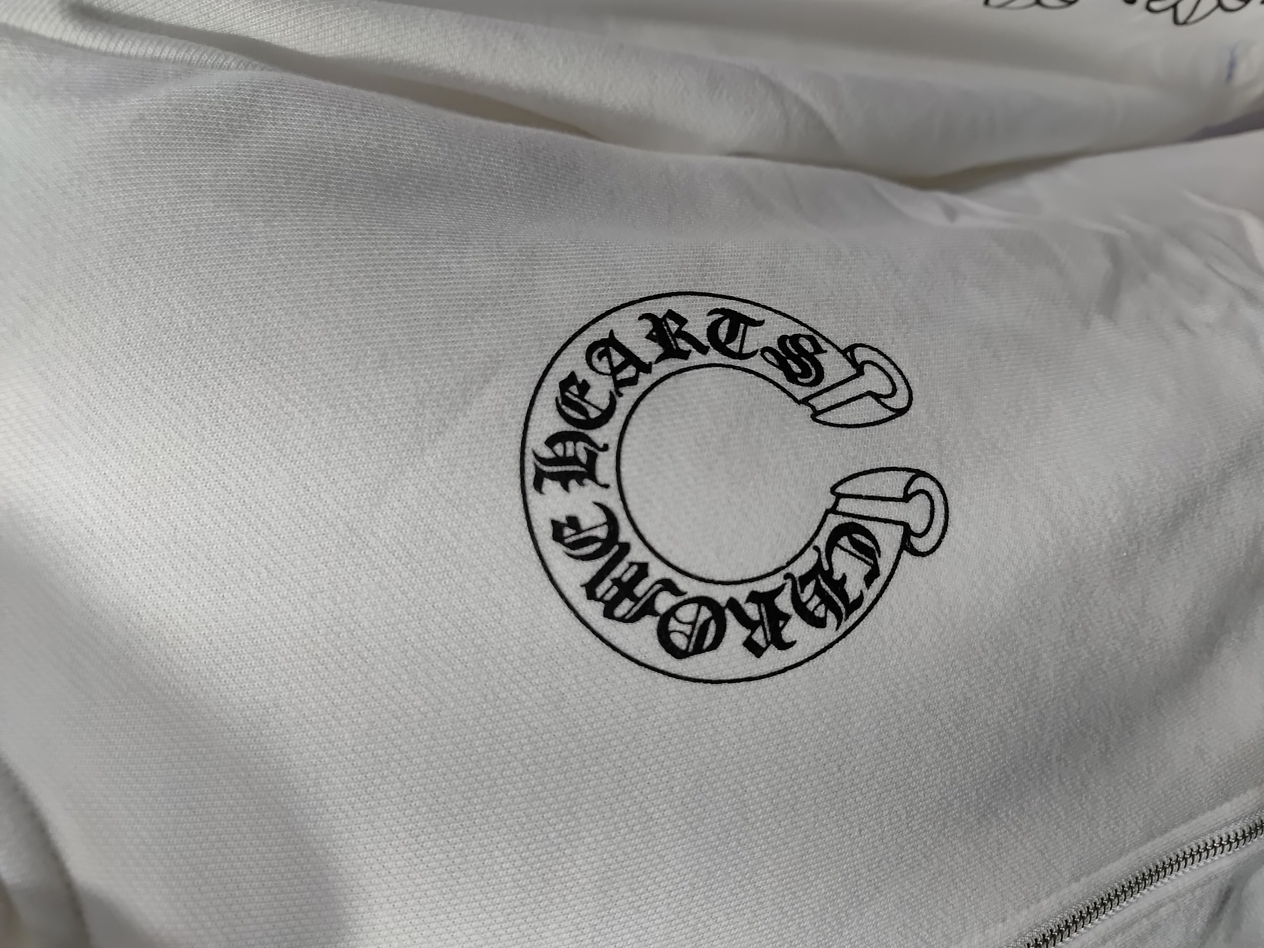 CHROME HEARTS Hoodie Black/White K5001 review Obosneaker 03