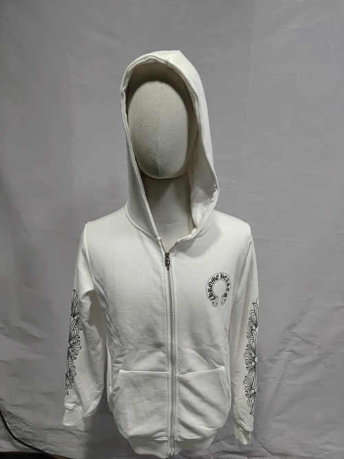  CHROME HEARTS Hoodie Black/White K5001 review 
