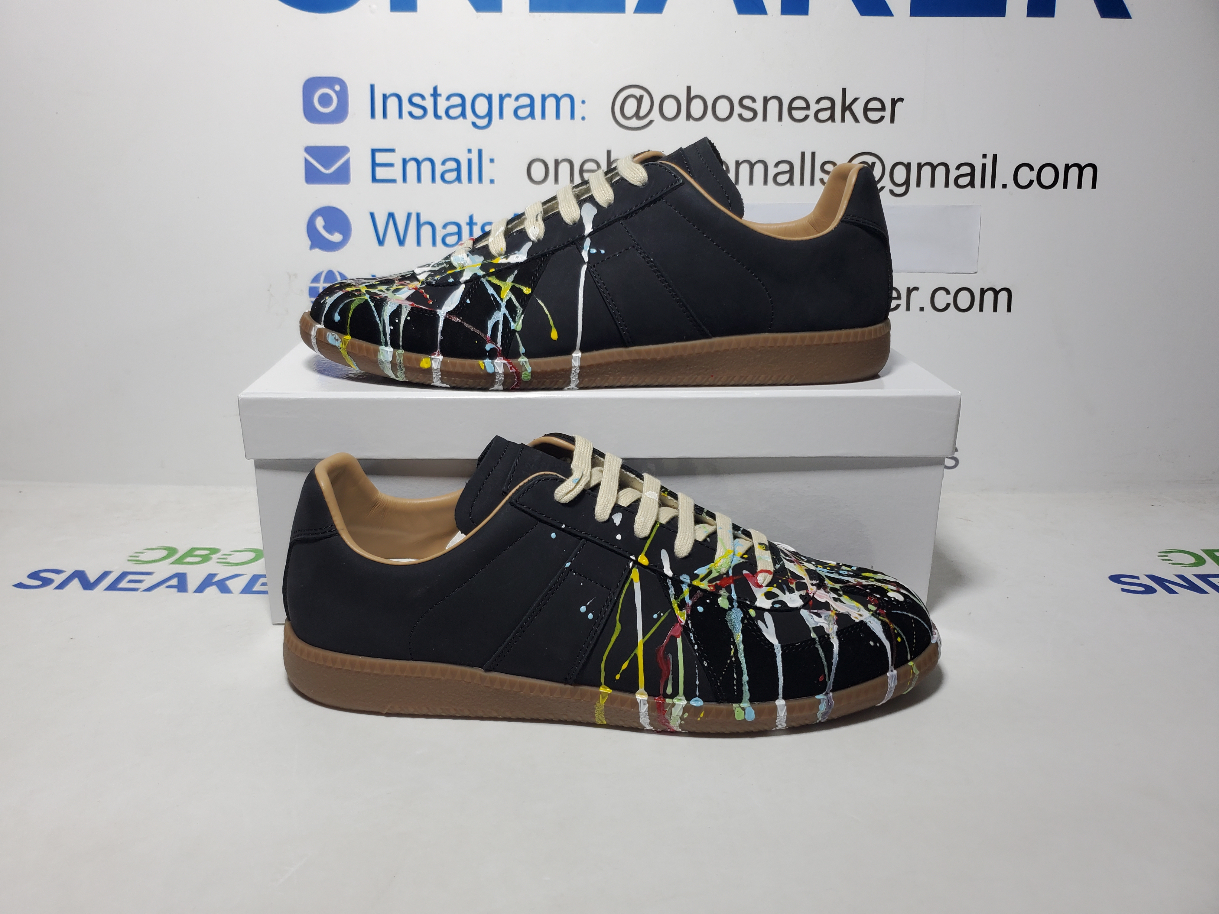 Maison Margiela Replica Splashing Lnk Black S57WS0240-P1892-963 review Obosneaker 05