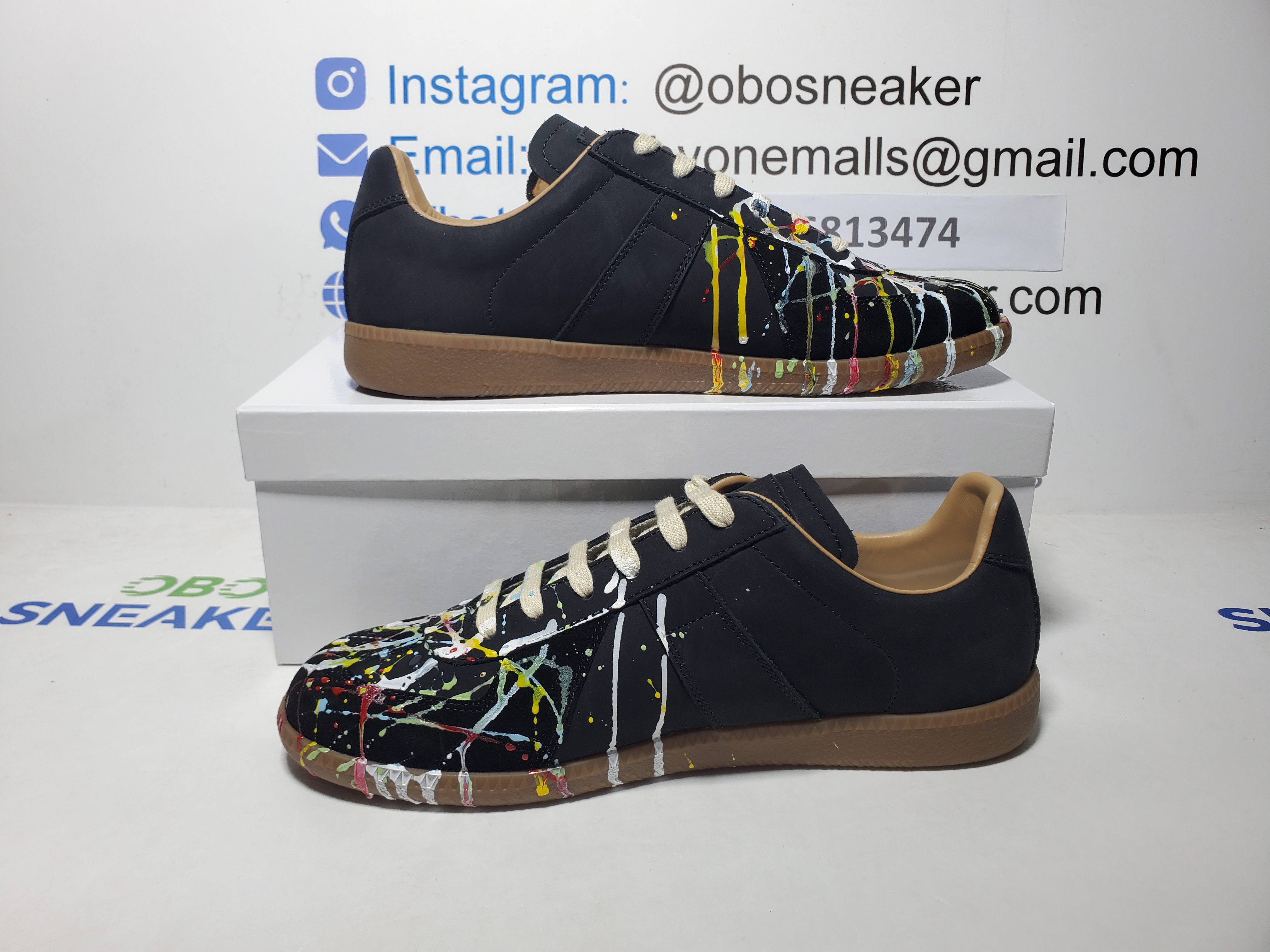 Maison Margiela Replica Splashing Lnk Black S57WS0240-P1892-963 review Obosneaker 00