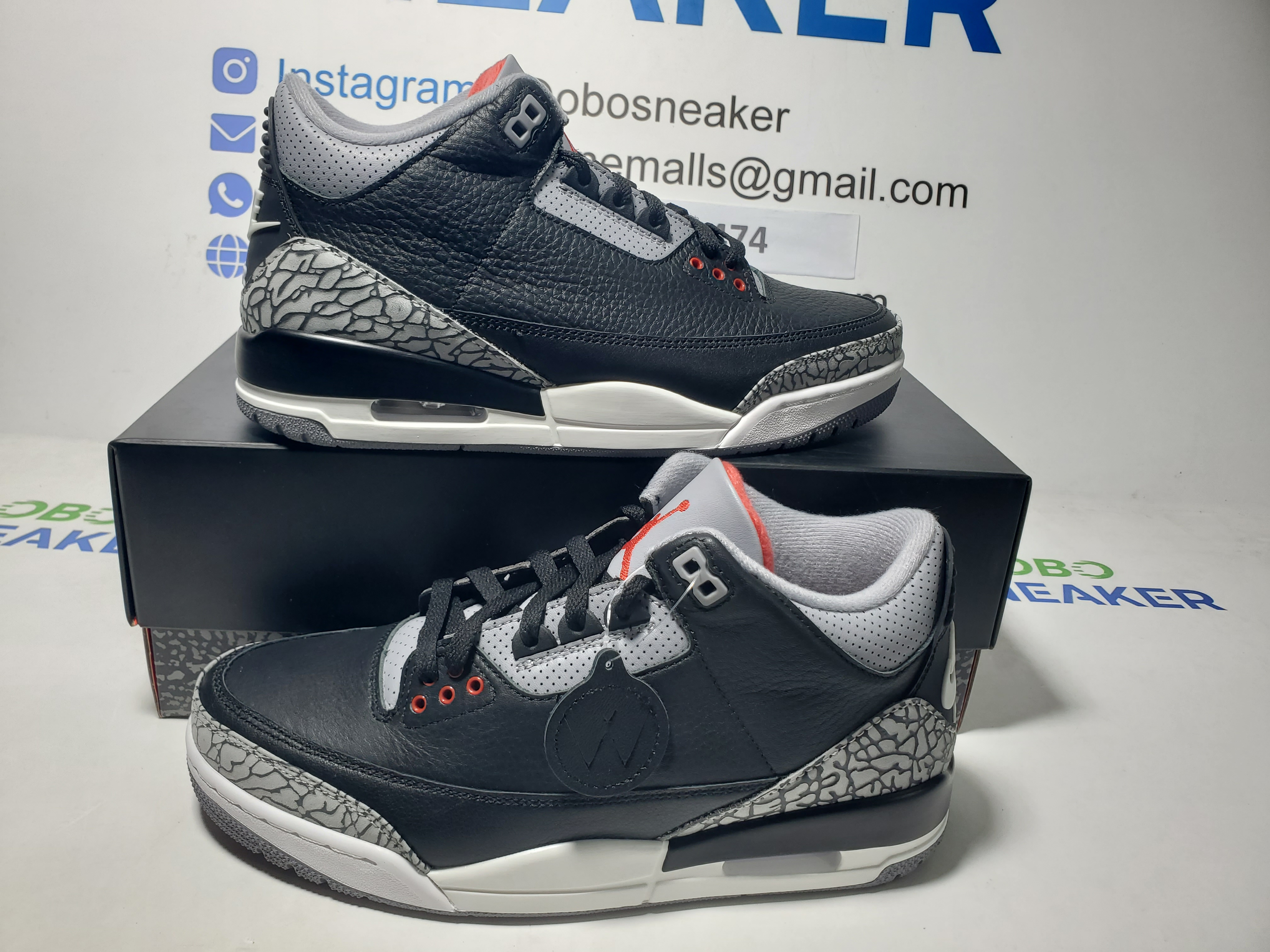 Air Jordan 3 Retro Black Cement (2018)  854262-001 review Obosneaker 00