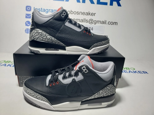 Air Jordan 3 Retro Black Cement (2018)  854262-001 review 
