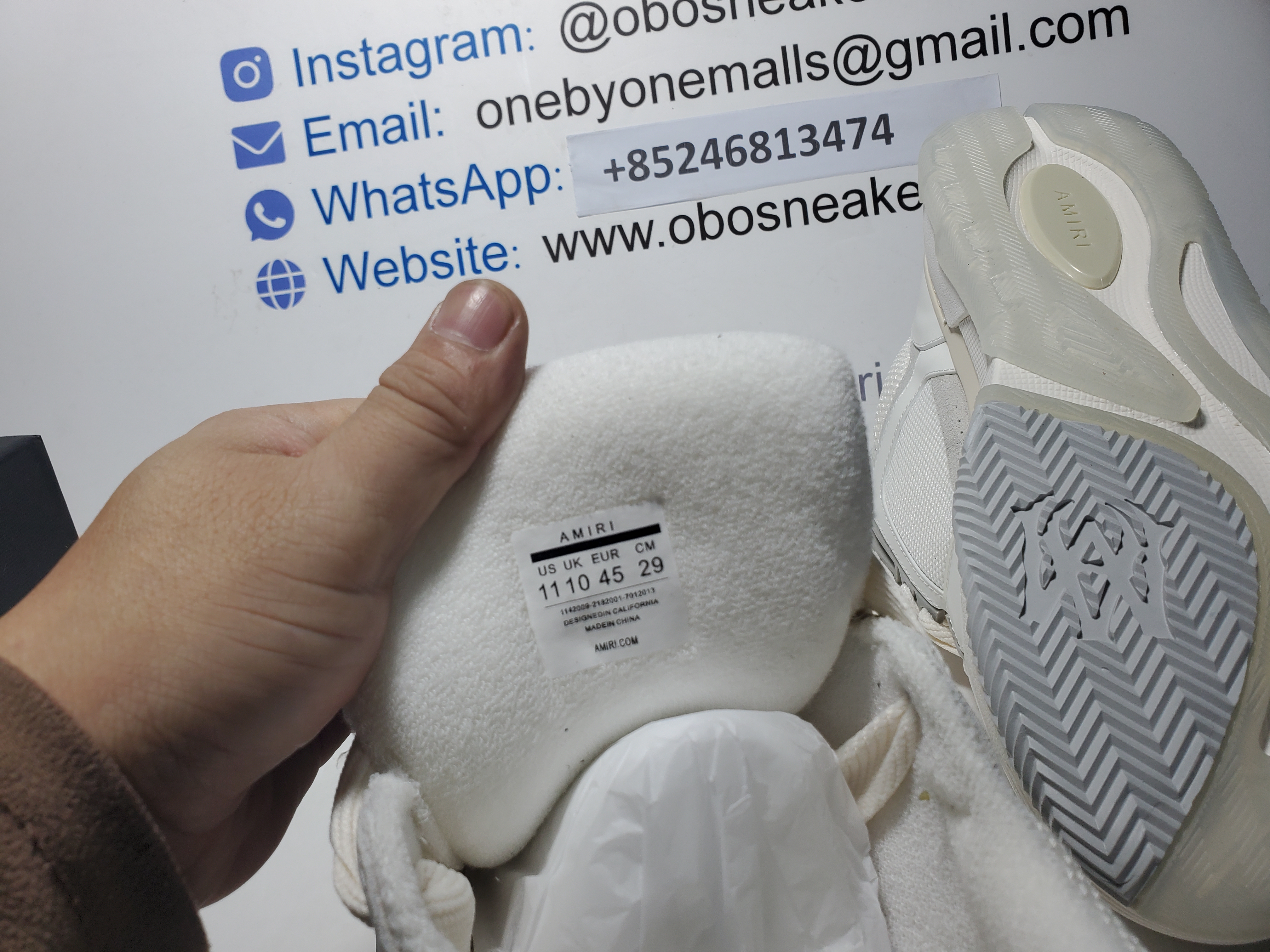 AMIRI MA-1 White Grey review Obosneaker 05