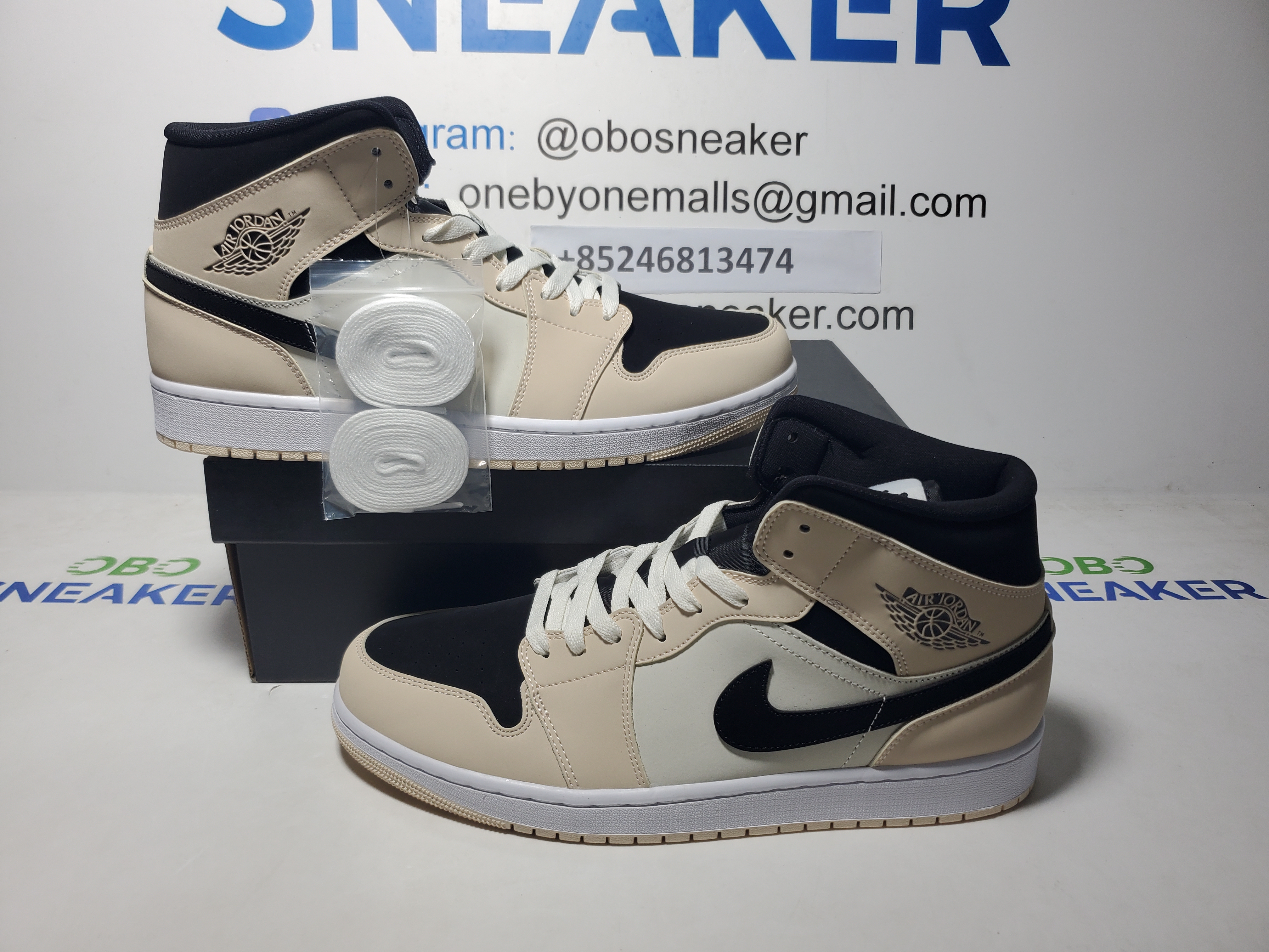 Air Jordan 1 Mid Barely Orange (Women's) BQ6472-800 review Obosneaker 01