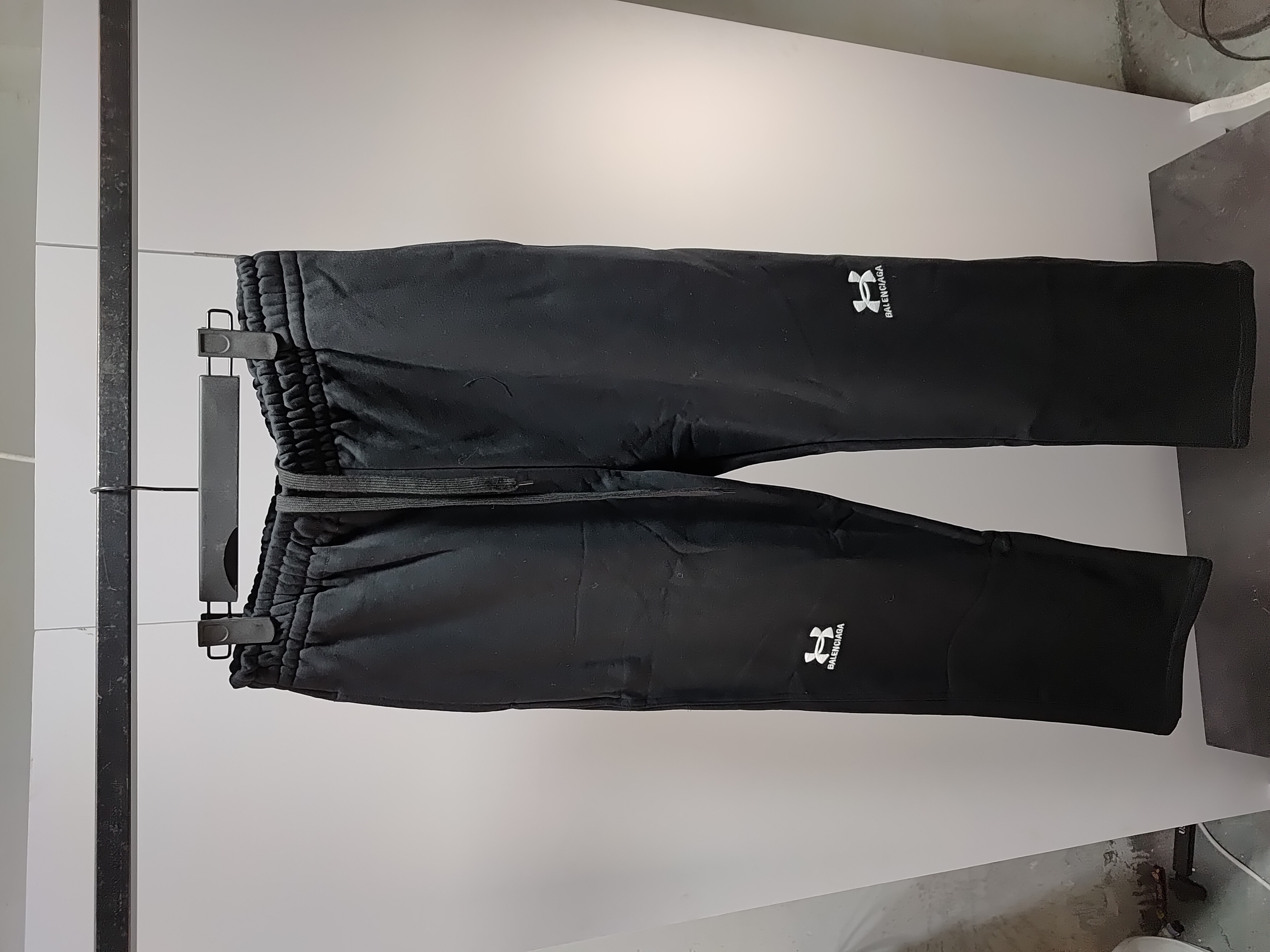 Balenciaga 24S Logo Embroidered Under Armour Trousers review Obosneaker 00