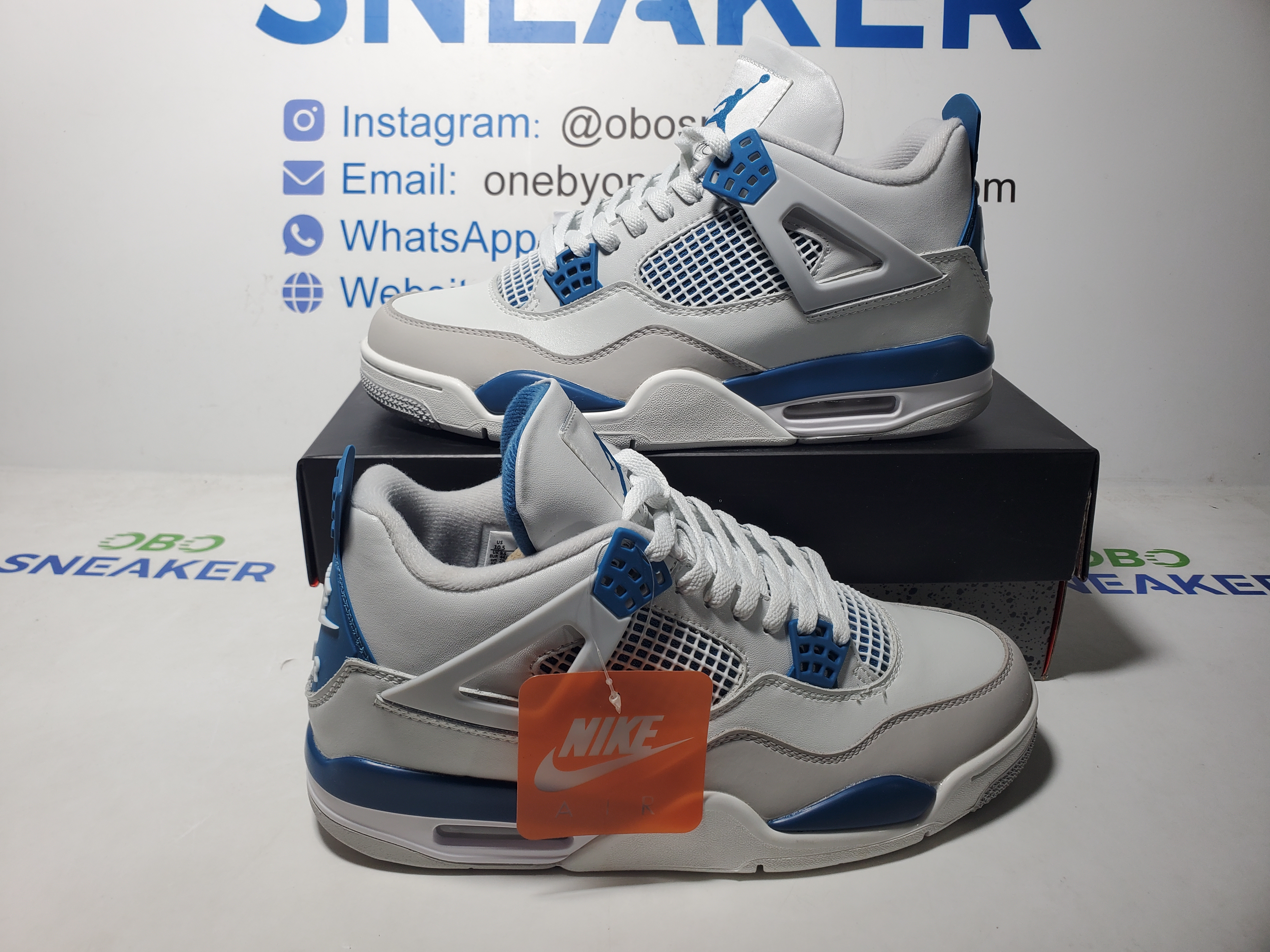 Air Jordan 4 Retro Military Blue (2024) FV5029-141 review Obosneaker 01
