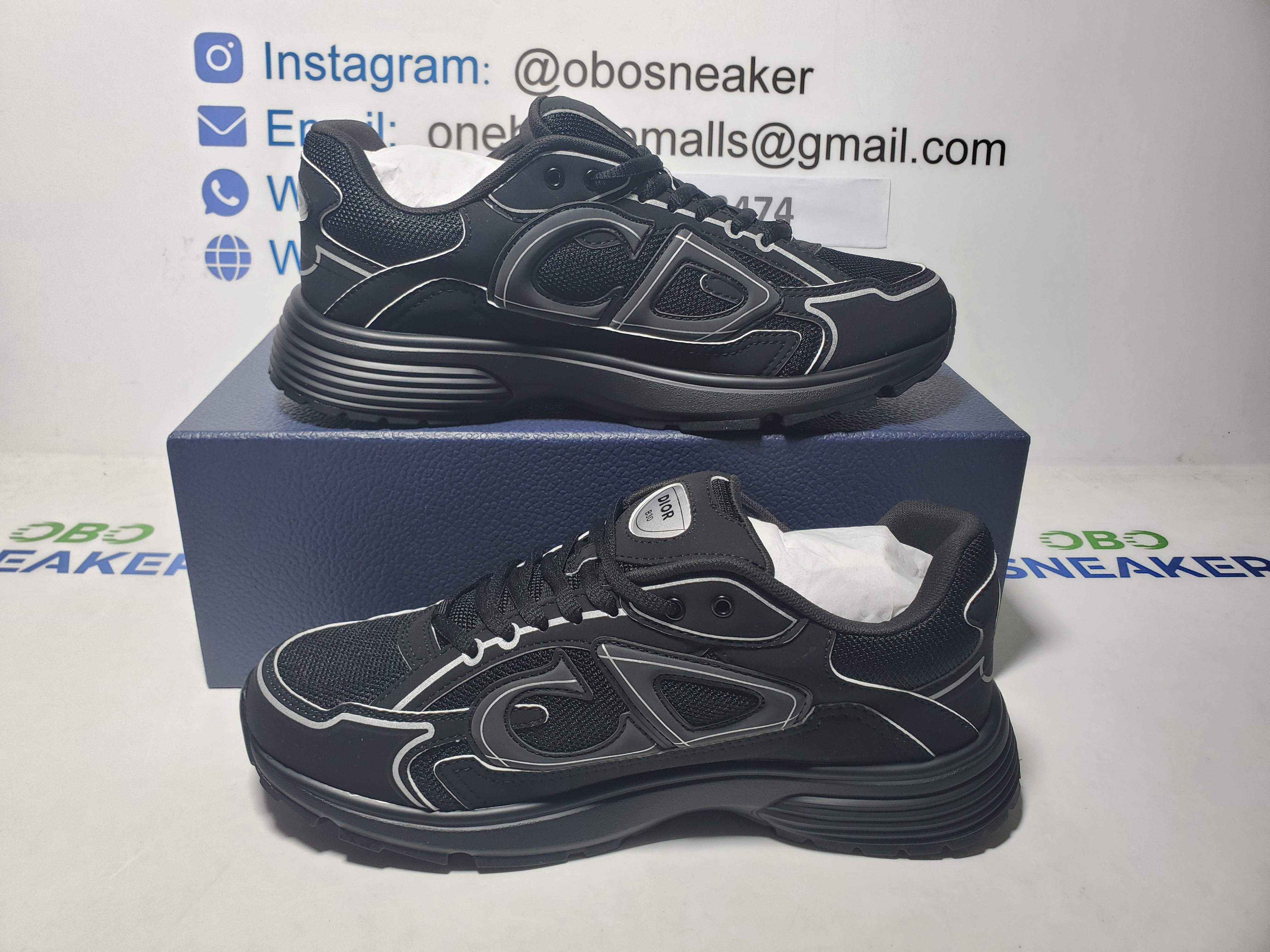 Dior B30 Triple Black 3SN279ZND-H900 review Obosneaker 00