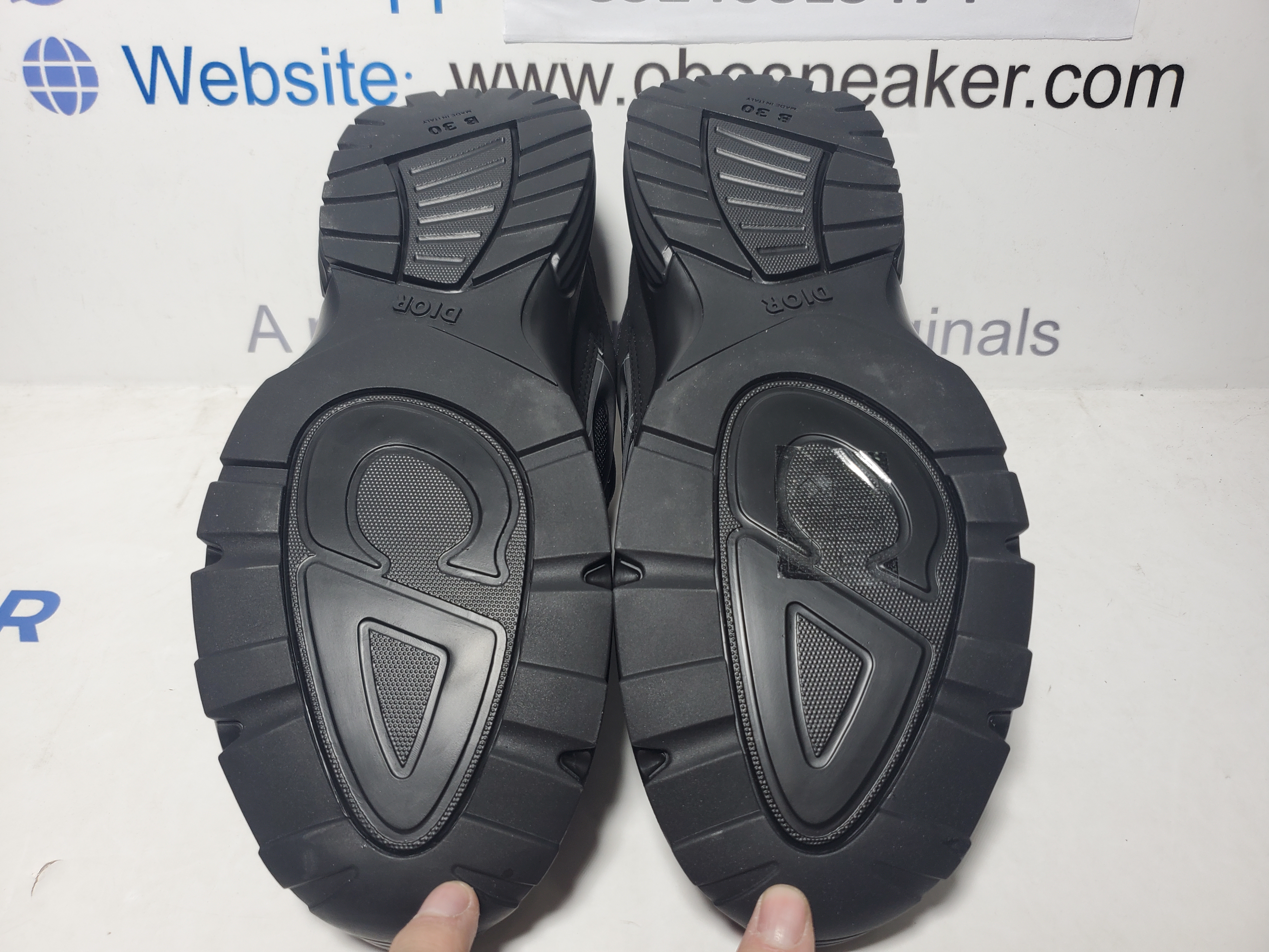 Dior B30 Triple Black 3SN279ZND-H900 review Obosneaker 04