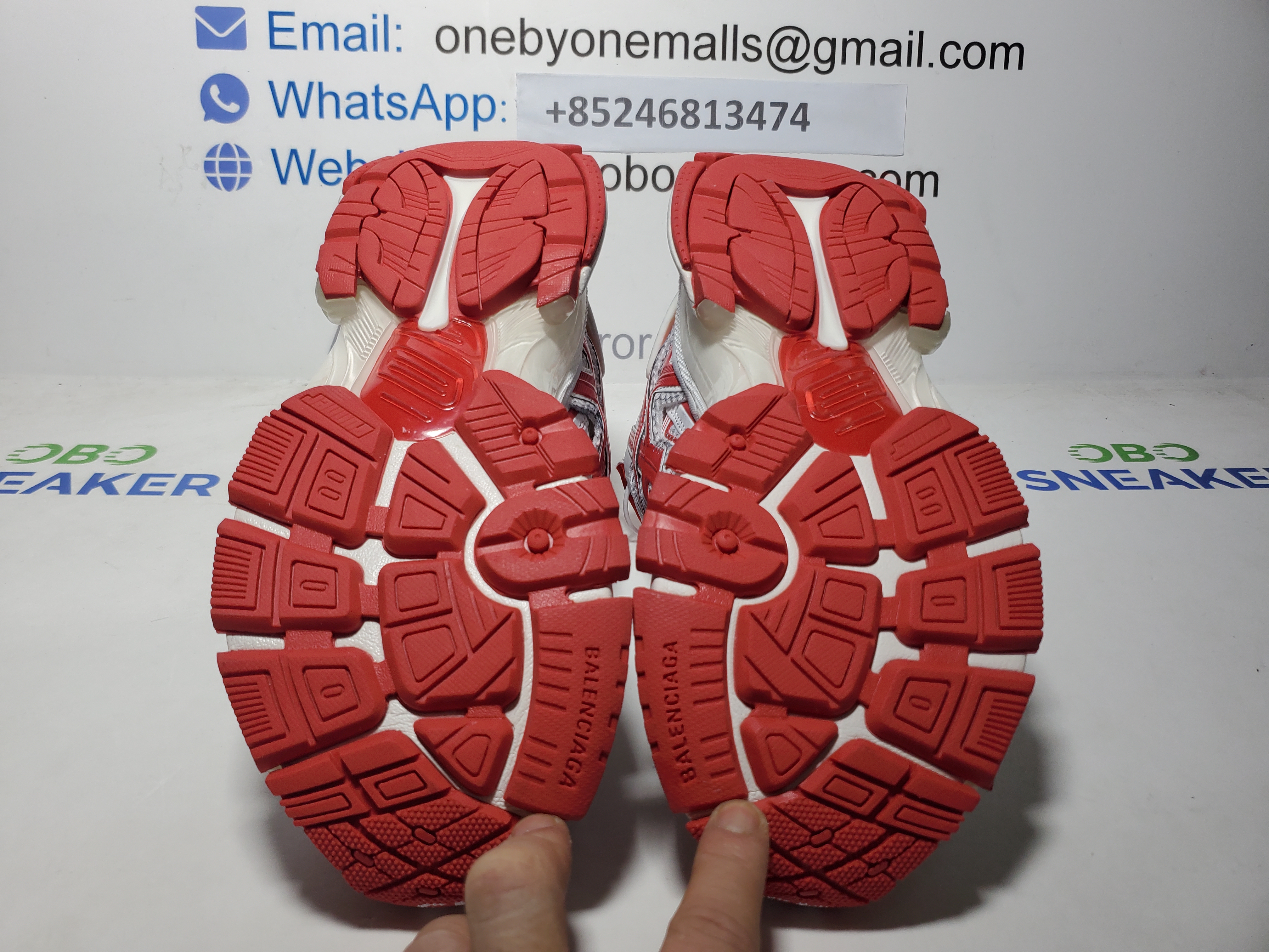 Balenciaga Runner Blue White Red 677402 W3RB2 9060 review Obosneaker 04