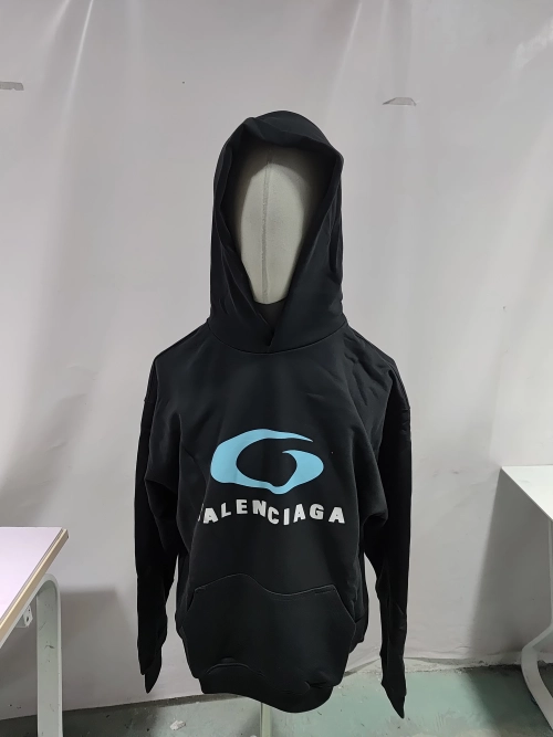Balenciaga BLCG Loop Sports Blue Ring Print Hoodie review 