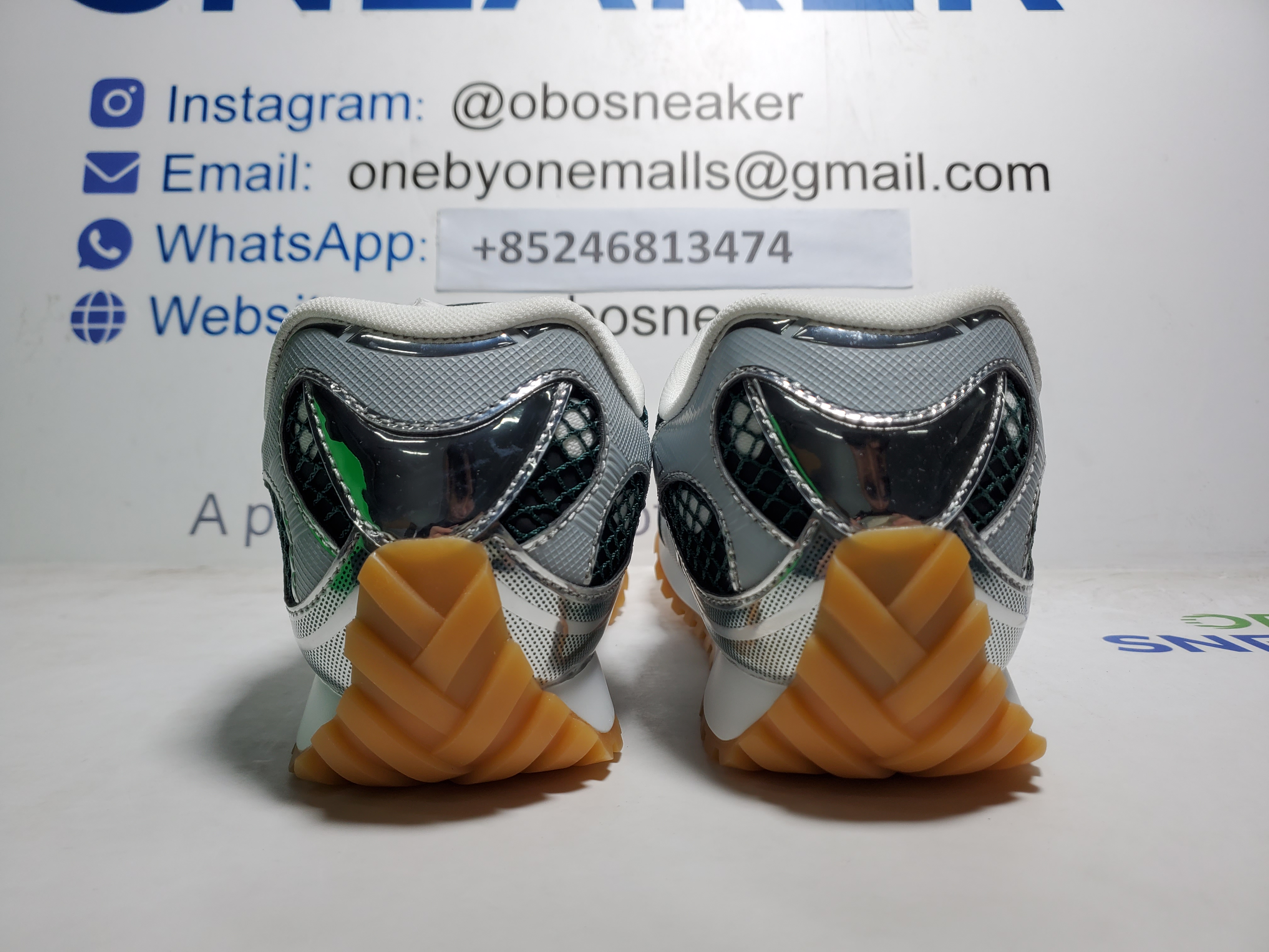 Bottega Veneta Orbit Dark Green Silver review Obosneaker 01