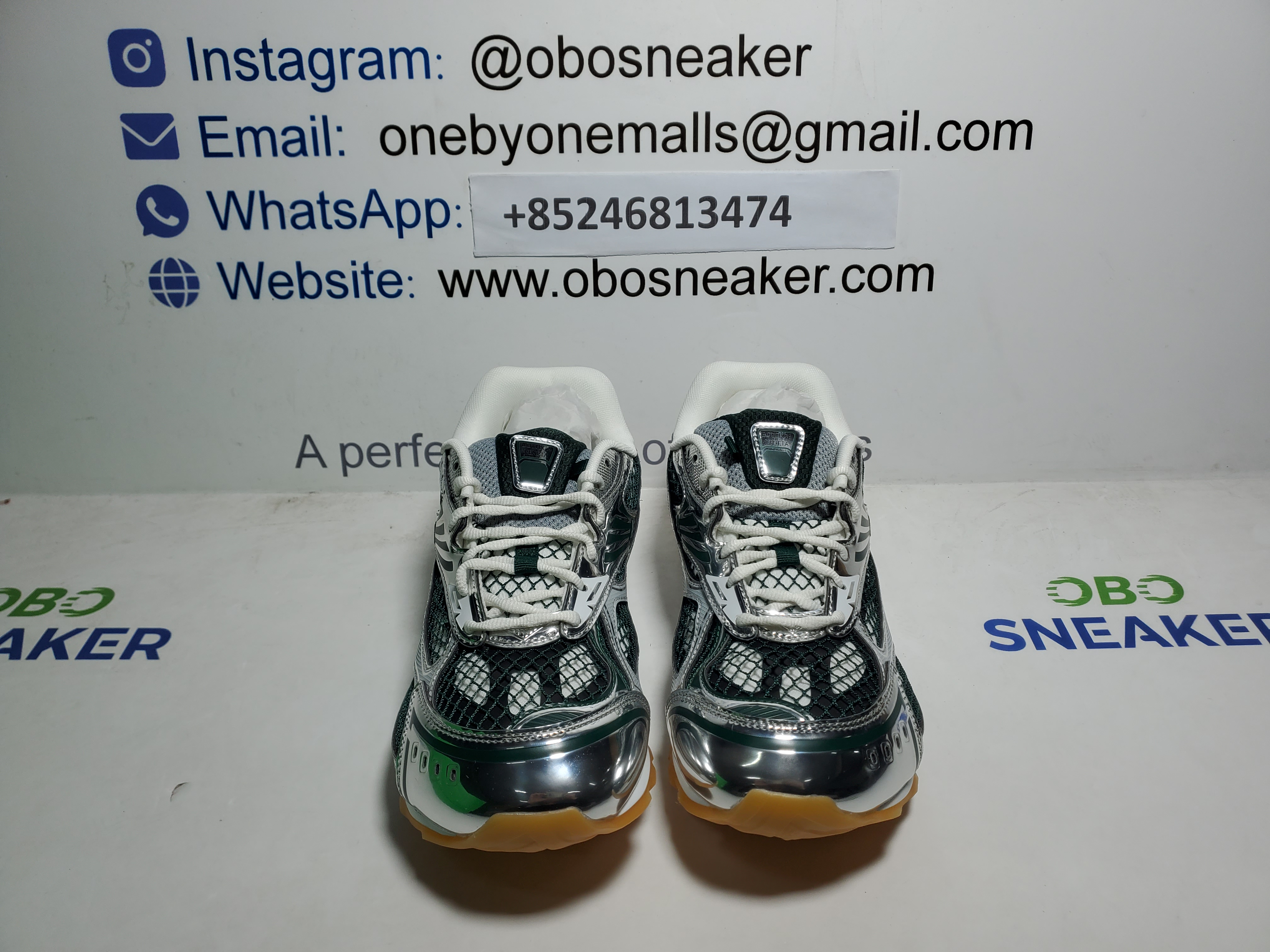 Bottega Veneta Orbit Dark Green Silver review Obosneaker 03