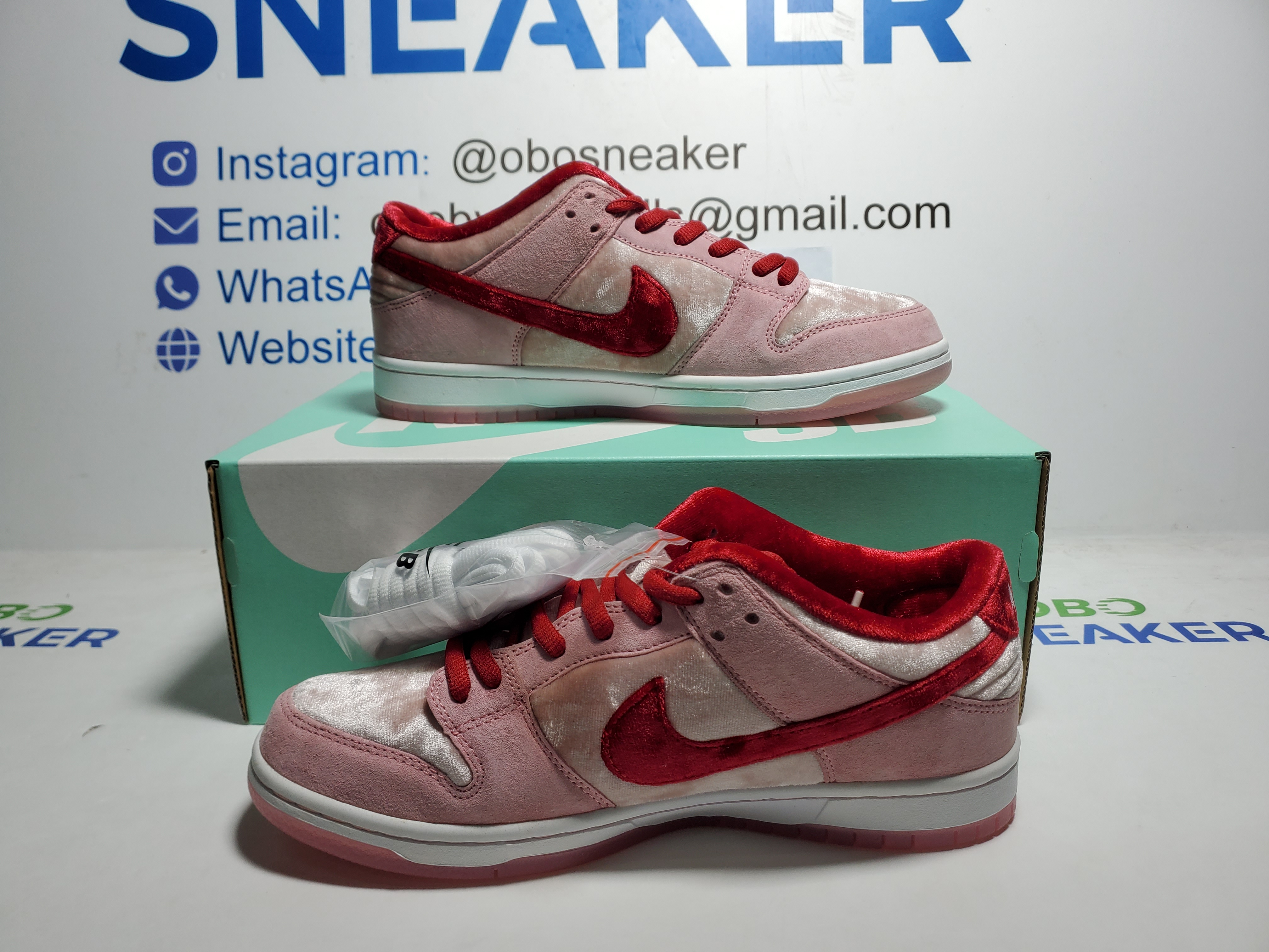 StrangeLove x Nike Dunk Low SB Valentine's Day CT2552-800 review Obosneaker 00
